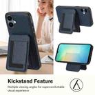 For Samsung Galaxy A06 4G CX01 Detachable Magsafe Magnetic Card Bag Phone Case(Dark Blue) - 3
