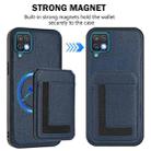 For Samsung Galaxy A12 5G / 4G CX01 Detachable Magsafe Magnetic Card Bag Phone Case(Dark Blue) - 2