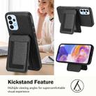 For Samsung Galaxy A13 4G CX01 Detachable Magsafe Magnetic Card Bag Phone Case(Black) - 3