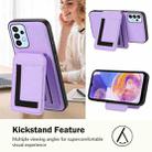 For Samsung Galaxy A13 4G CX01 Detachable Magsafe Magnetic Card Bag Phone Case(Light Purple) - 3