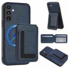 For Samsung Galaxy A13 5G / A04s CX01 Detachable Magsafe Magnetic Card Bag Phone Case(Dark Blue) - 1