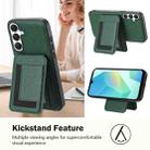 For Samsung Galaxy A16 5G CX01 Detachable Magsafe Magnetic Card Bag Phone Case(Peacock Green) - 3