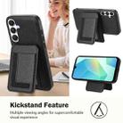 For Samsung Galaxy A25 5G CX01 Detachable Magsafe Magnetic Card Bag Phone Case(Black) - 3