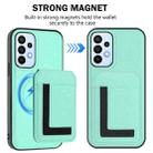 For Samsung Galaxy A32 5G CX01 Detachable Magsafe Magnetic Card Bag Phone Case(Mint Green) - 2