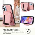 For Samsung Galaxy A33 5G CX01 Detachable Magsafe Magnetic Card Bag Phone Case(Pink) - 3