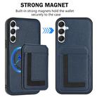 For Samsung Galaxy A26 5G CX01 Detachable Magsafe Magnetic Card Bag Phone Case(Dark Blue) - 2