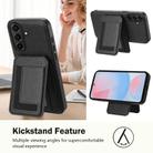 For Samsung Galaxy A56 5G CX01 Detachable Magsafe Magnetic Card Bag Phone Case(Black) - 3