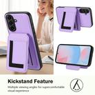 For Samsung Galaxy A56 5G CX01 Detachable Magsafe Magnetic Card Bag Phone Case(Light Purple) - 3