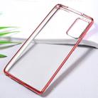 For Samsung Galaxy Note20 Ultra-thin Plating TPU Protective Soft Case(Red) - 3