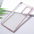 For Samsung Galaxy Note20 Ultra Ultra-thin Plating TPU Protective Soft Case(Rose Gold) - 2