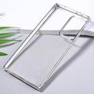 For Samsung Galaxy Note20 Ultra Ultra-thin Plating TPU Protective Soft Case(Silver) - 3