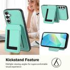 For Samsung Galaxy M34 / F34 5G CX01 Detachable Magsafe Magnetic Card Bag Phone Case(Mint Green) - 3