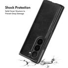 For Samsung Galaxy Z Fold6 VIETAO Crazy Horse Texture PU Phone Case(Black) - 3