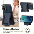 For Motorola Moto G 5G 2024 CX01 Detachable Magsafe Magnetic Card Bag Phone Case(Dark Blue) - 3