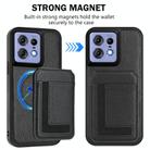 For Motorola Edge 50 Pro CX01 Detachable Magsafe Magnetic Card Bag Phone Case(Black) - 2