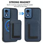 For Motorola Moto G Play 2024 4G CX01 Detachable Magsafe Magnetic Card Bag Phone Case(Dark Blue) - 2