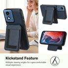 For Motorola Moto G Play 2024 4G CX01 Detachable Magsafe Magnetic Card Bag Phone Case(Dark Blue) - 3