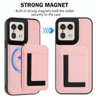 For Motorola Moto X50 Ultra CX01 Detachable Magsafe Magnetic Card Bag Phone Case(Pink) - 2