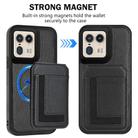 For Motorola Moto X50 Ultra CX01 Detachable Magsafe Magnetic Card Bag Phone Case(Black) - 2