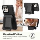 For Motorola Moto X50 Ultra CX01 Detachable Magsafe Magnetic Card Bag Phone Case(Black) - 3