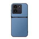 For Redmi K60 Ultra Litchi Leather Magnetic Full Coverage Shockproof Phone Case(Blue) - 1