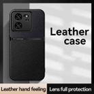 For Redmi K60 Ultra Litchi Leather Magnetic Full Coverage Shockproof Phone Case(Navy Blue) - 2