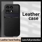 For Redmi K70 / Xiaomi Poco F6 Pro Litchi Leather Magnetic Full Coverage Shockproof Phone Case(Navy Blue) - 2