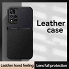 For Redmi Note 10 5G Litchi Leather Magnetic Full Coverage Shockproof Phone Case(Green) - 2