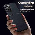 For Redmi Note 11 Pro Global / Note 11E Pro 5G Litchi Leather Magnetic Full Coverage Shockproof Phone Case(Black) - 3