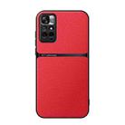 For Redmi Note 11 Pro Global / Note 11E Pro 5G Litchi Leather Magnetic Full Coverage Shockproof Phone Case(Red) - 1