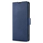 For Samsung Galaxy S25 Ultra 5G Ultra-thin Voltage Side Buckle Horizontal Flip Leather Phone Case(Blue) - 2