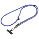 8mm 3 in 1 Anti-lost Strap Phone Crossbody Splicing Lanyard(Grey Blue) - 1