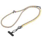 8mm 3 in 1 Anti-lost Strap Phone Crossbody Splicing Lanyard(Yellow Colorful) - 1