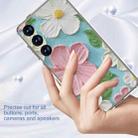 For Samsung Galaxy S25+ 5G IMD Double Piece Simple Fresh Shockproof Phone Case(Colorful Flowers) - 2