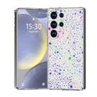 For Samsung Galaxy S25 Ultra 5G IMD Double Piece Simple Fresh Shockproof Phone Case(Laser Stars) - 1