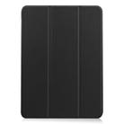 For iPad Air 11 2024 / 2022 / 2020 10.9 Custer Texture Horizontal Flip Leather Case with Three-folding Holder & Sleep / Wake-up Function(Black) - 2