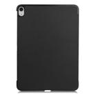 For iPad Air 11 2024 / 2022 / 2020 10.9 Custer Texture Horizontal Flip Leather Case with Three-folding Holder & Sleep / Wake-up Function(Black) - 3