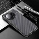 Carbon Fiber Texture Shockproof TPU Phone Case For OnePlus Ace 5 / 5 Pro(Black) - 1