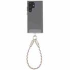 Type-C to Type-C Data Charging Cable Wrist Strap Phone Short Lanyard(Blue Red White) - 1