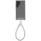 Type-C to Type-C Data Charging Cable Wrist Strap Phone Short Lanyard(Blue Green Purple White) - 1