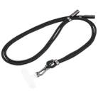 Type-C to Type-C Data Charging Cable Crossbody Adjustable Phone Long Lanyard(Black) - 1