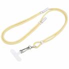 Type-C to Type-C Data Charging Cable Crossbody Adjustable Phone Long Lanyard(Yellow) - 1