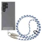 Type-C to Type-C Silicone Data Charging Cable Crossbody Phone Long Lanyard(Blue Green Purple White) - 1