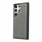 For Samsung Galaxy S25+ 5G Cowhide Texture Back Cover Phone Case(Grey) - 2