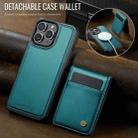 For iPhone 12 Pro Max JEEHOOD J06 British Style RFID MagSafe Card Bag PU Phone Case(Green) - 2