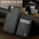For iPhone 11 Pro Max JEEHOOD J06 British Style RFID MagSafe Card Bag PU Phone Case(Black) - 2
