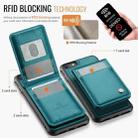 For iPhone SE 2022 / SE 2020 / 8 JEEHOOD J06 British Style RFID MagSafe Card Bag PU Phone Case(Green) - 3
