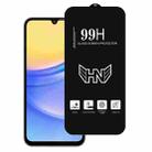 For Samsung Galaxy A15 5G High Aluminum Large Arc Full Screen Tempered Glass Film - 1