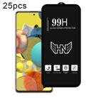 For Samsung Galaxy A51 5G 25pcs High Aluminum Large Arc Full Screen Tempered Glass Film - 1