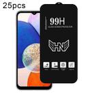 For Samsung Galaxy A14 5G 25pcs High Aluminum Large Arc Full Screen Tempered Glass Film - 1